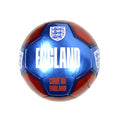 Red-Blue - Front - England FA Come On England Signature Metallic Football