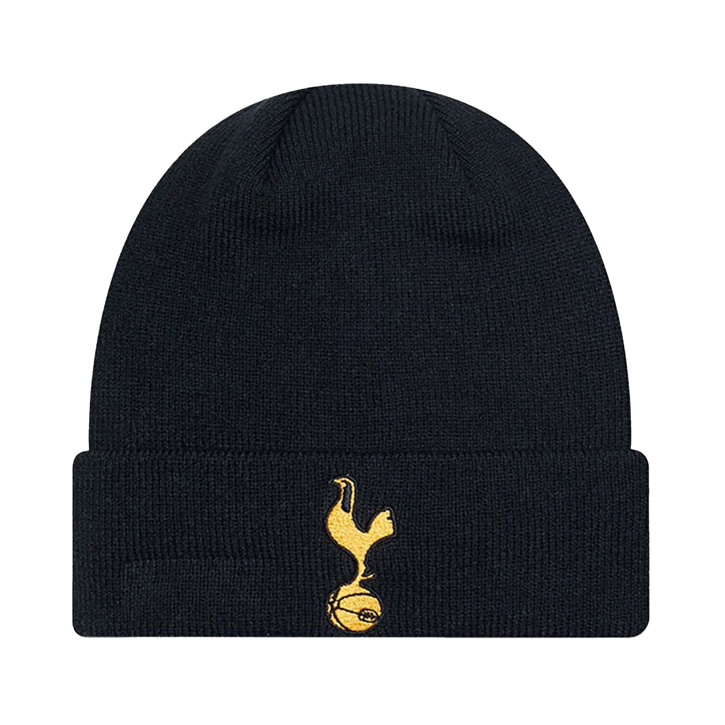 Black - Front - New Era Tottenham Hotspur FC Knitted Cuffed Beanie