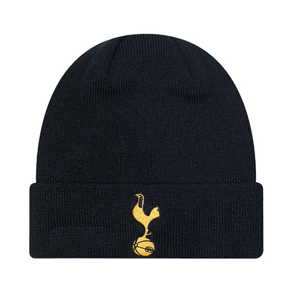 Black - Front - New Era Tottenham Hotspur FC Knitted Cuffed Beanie
