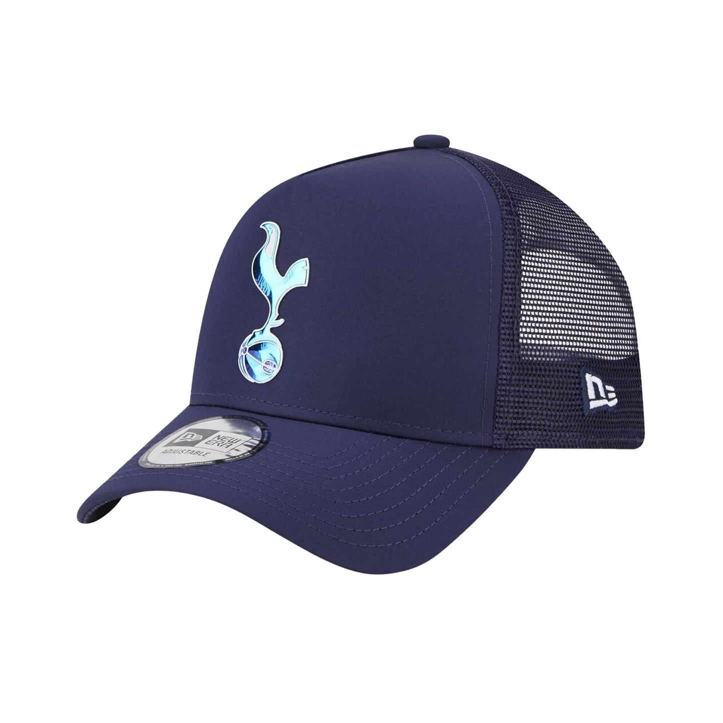 Navy - Back - New Era Unisex Adult Iridescent Tottenham Hotspur FC Trucker Cap
