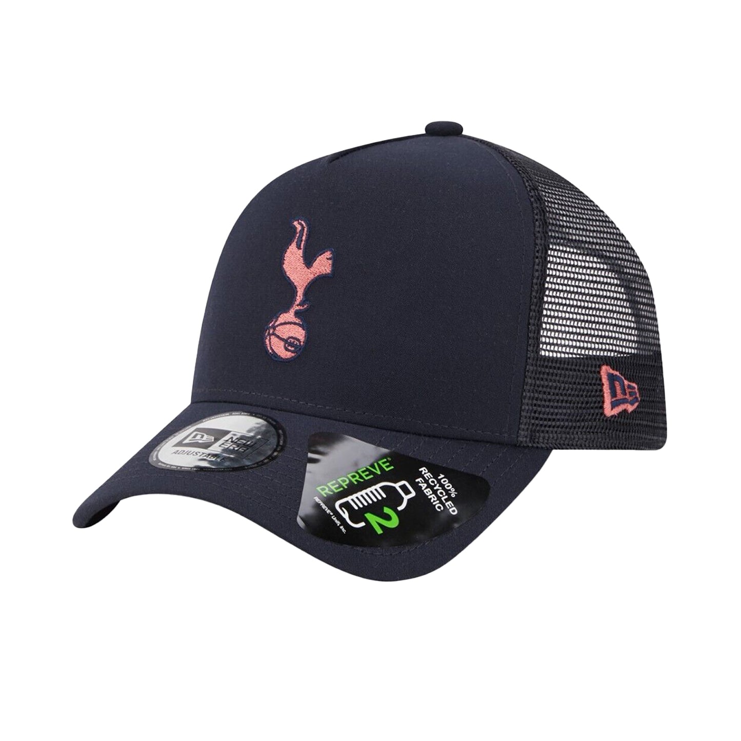Navy - Side - New Era Unisex Adult Tottenham Hotspur FC Trucker Cap