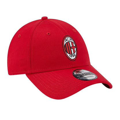 Red - Front - New Era Unisex Adult 9FORTY AC Milan Baseball Cap