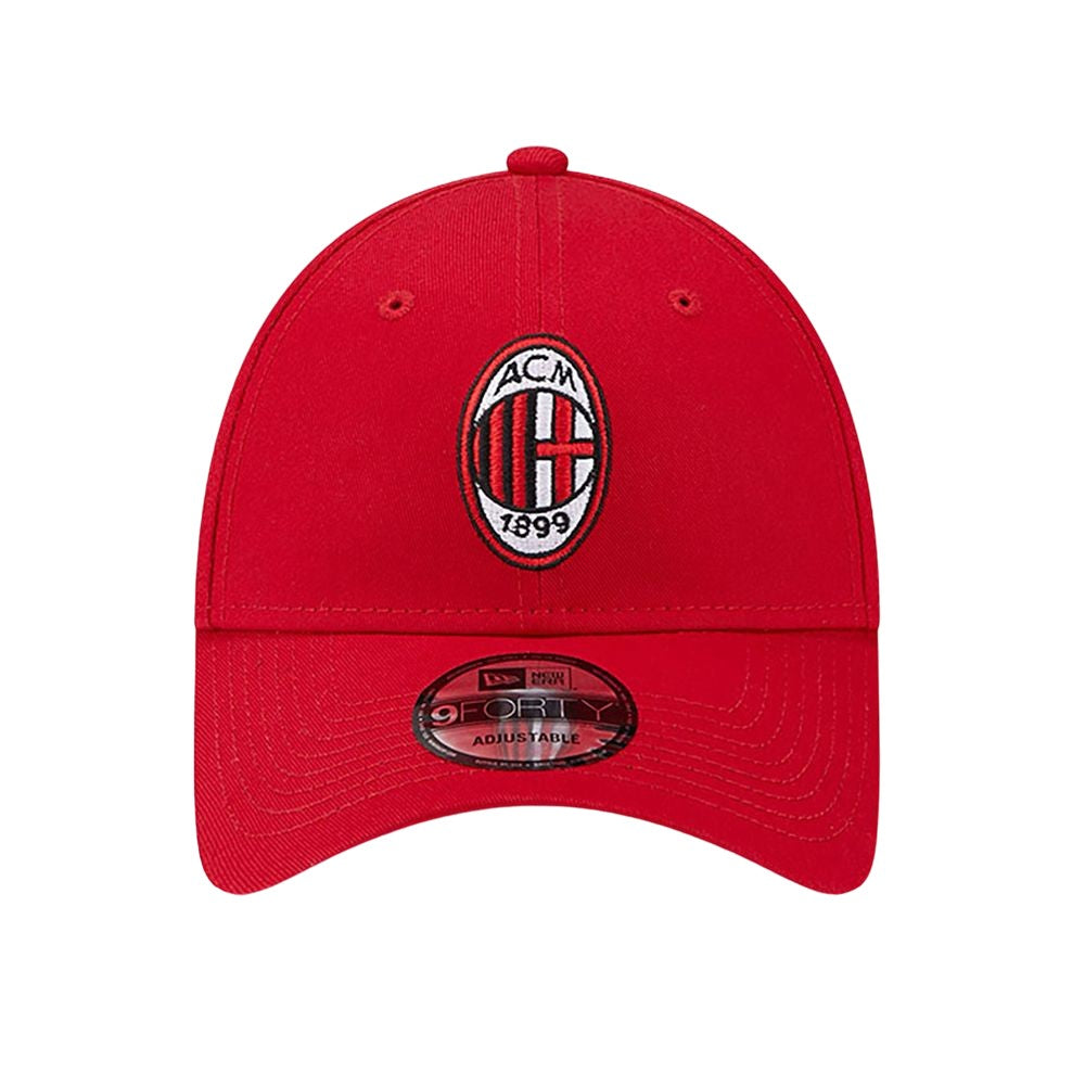 Red - Lifestyle - New Era Unisex Adult 9FORTY AC Milan Baseball Cap