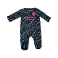 Black-Sky Blue - Front - Manchester City FC Baby Storm Babysuit
