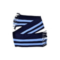Navy-Sky Blue - Front - BB Sports Bar Knitted Winter Scarf