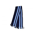 Navy-Sky Blue - Back - BB Sports Bar Knitted Winter Scarf