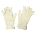 Cream - Front - BB Sports Womens-Ladies Knitted Winter Gloves