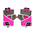 Pewter-Pinksicle - Front - Nike Womens-Ladies Gym Premium Sport Fingerless Gloves