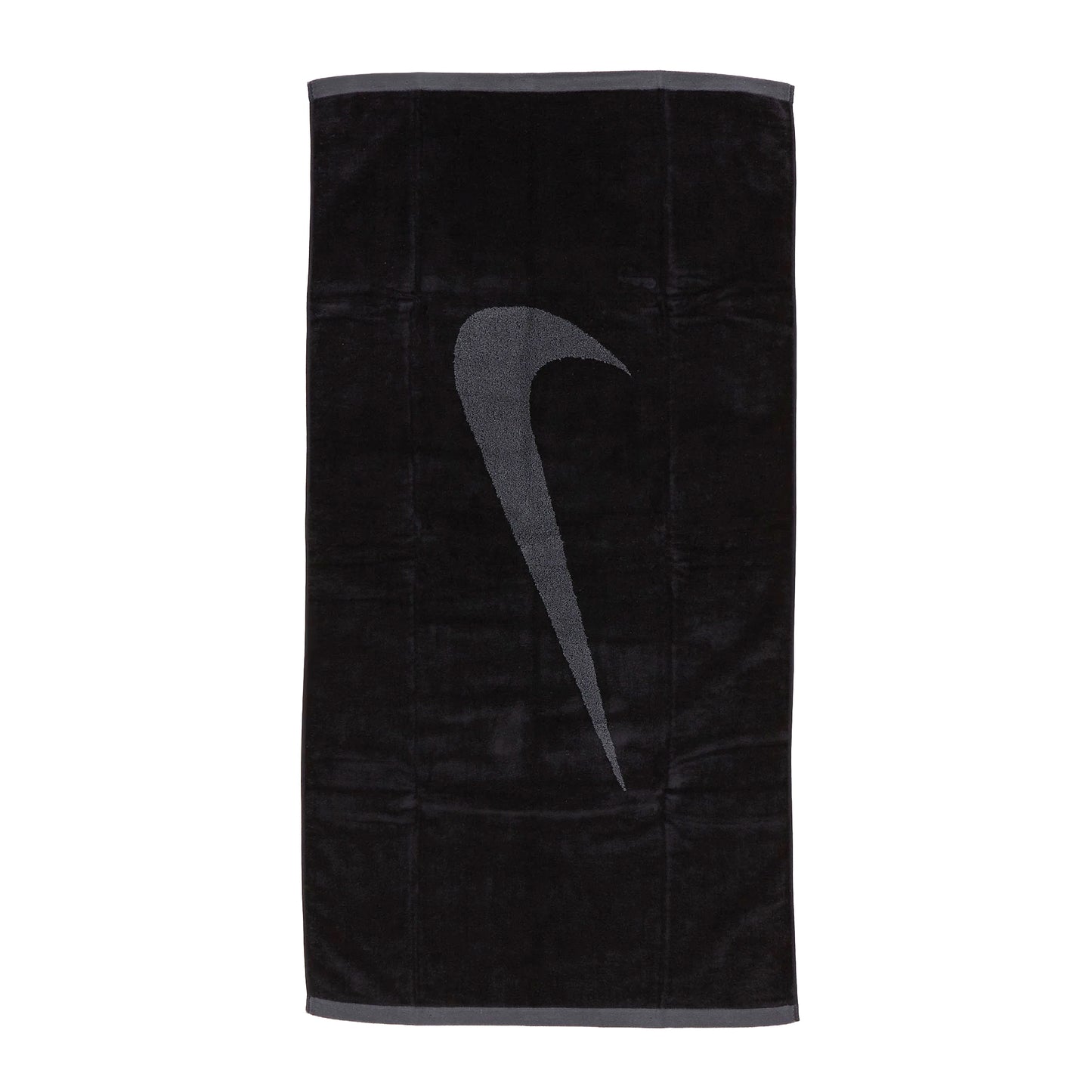 Black-Grey - Back - Nike Big Logo Sports Towel