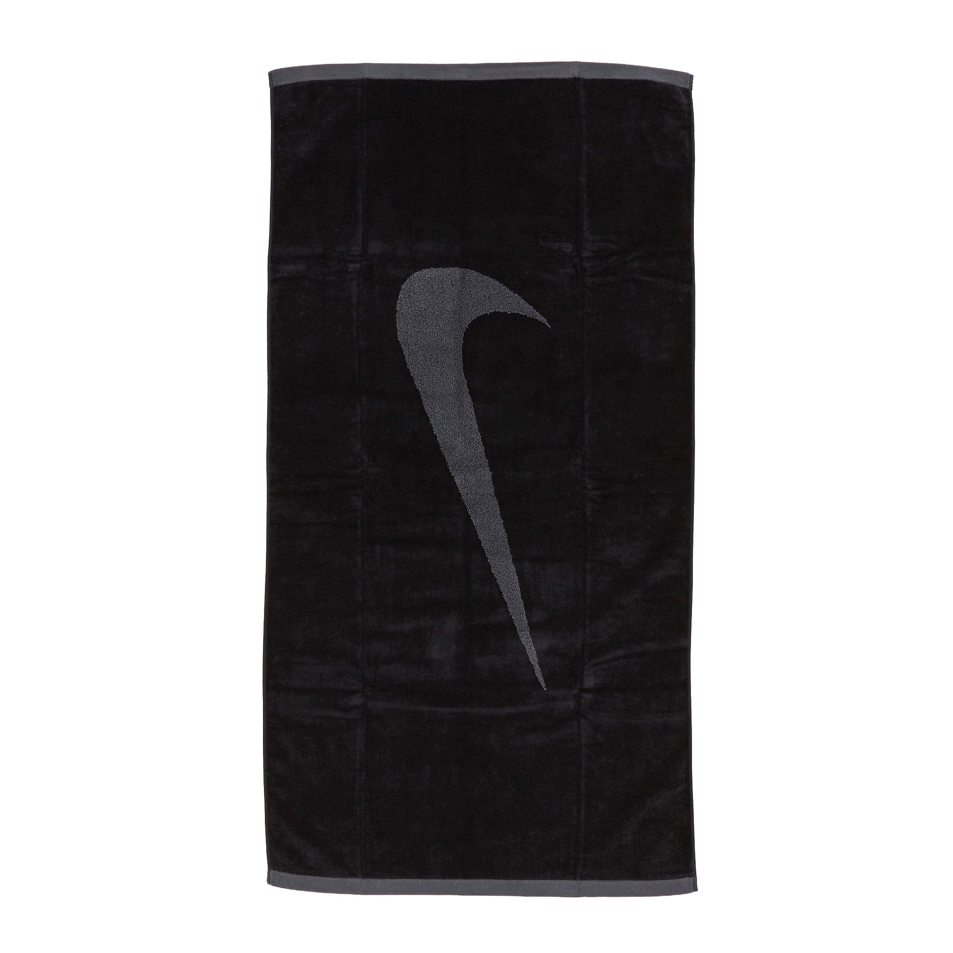 Black-Grey - Back - Nike Big Logo Sports Towel