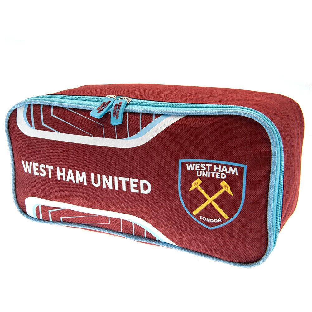 Claret Red-Sky Blue - Side - West Ham United FC Crest Football Boot Bag