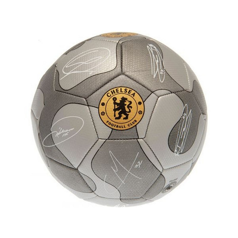 Silver - Side - Chelsea FC Signature Synthetic Football
