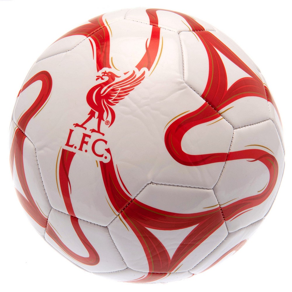 White-Red - Side - Liverpool FC Crest Football