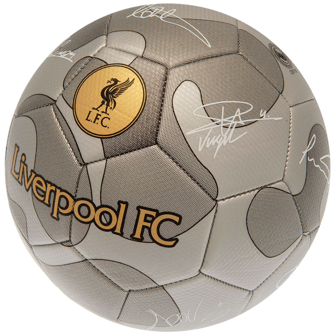 Silver - Side - Liverpool FC Signature Synthetic Football