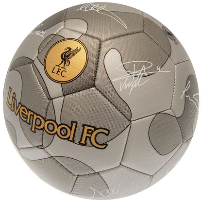 Silver - Side - Liverpool FC Signature Synthetic Football