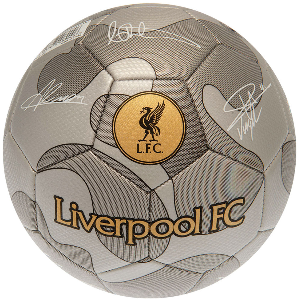 Silver - Front - Liverpool FC Signature Synthetic Football