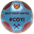 Maroon-Blue-Yellow - Front - West Ham United FC #COYI Signature Football