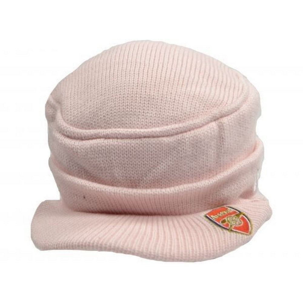Pink-Red-White - Front - Arsenal FC Pinked Knitted Beanie