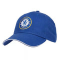 Royal Blue - Front - Chelsea FC Crest Sandwich Peak Baseball Cap