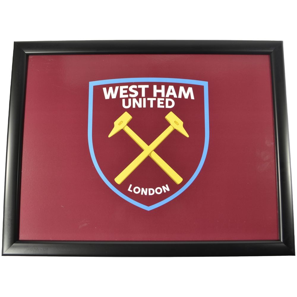 Maroon-Blue-Yellow - Front - West Ham United FC Cushion Lap Tray