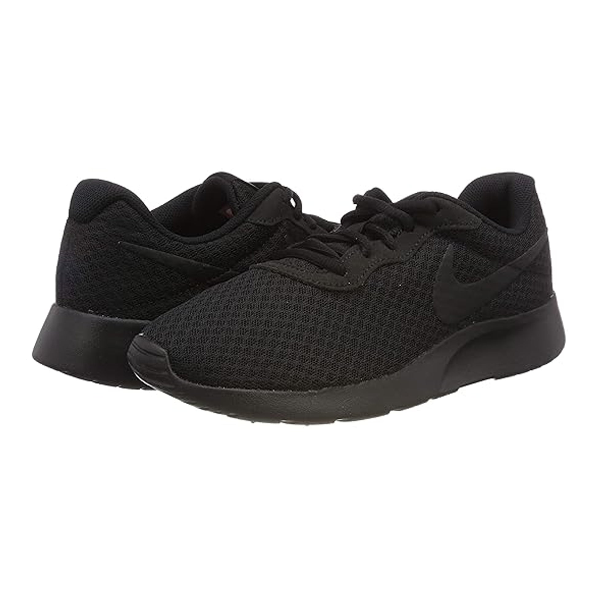 Black - Side - Nike Womens-Ladies Tanjun Trainers