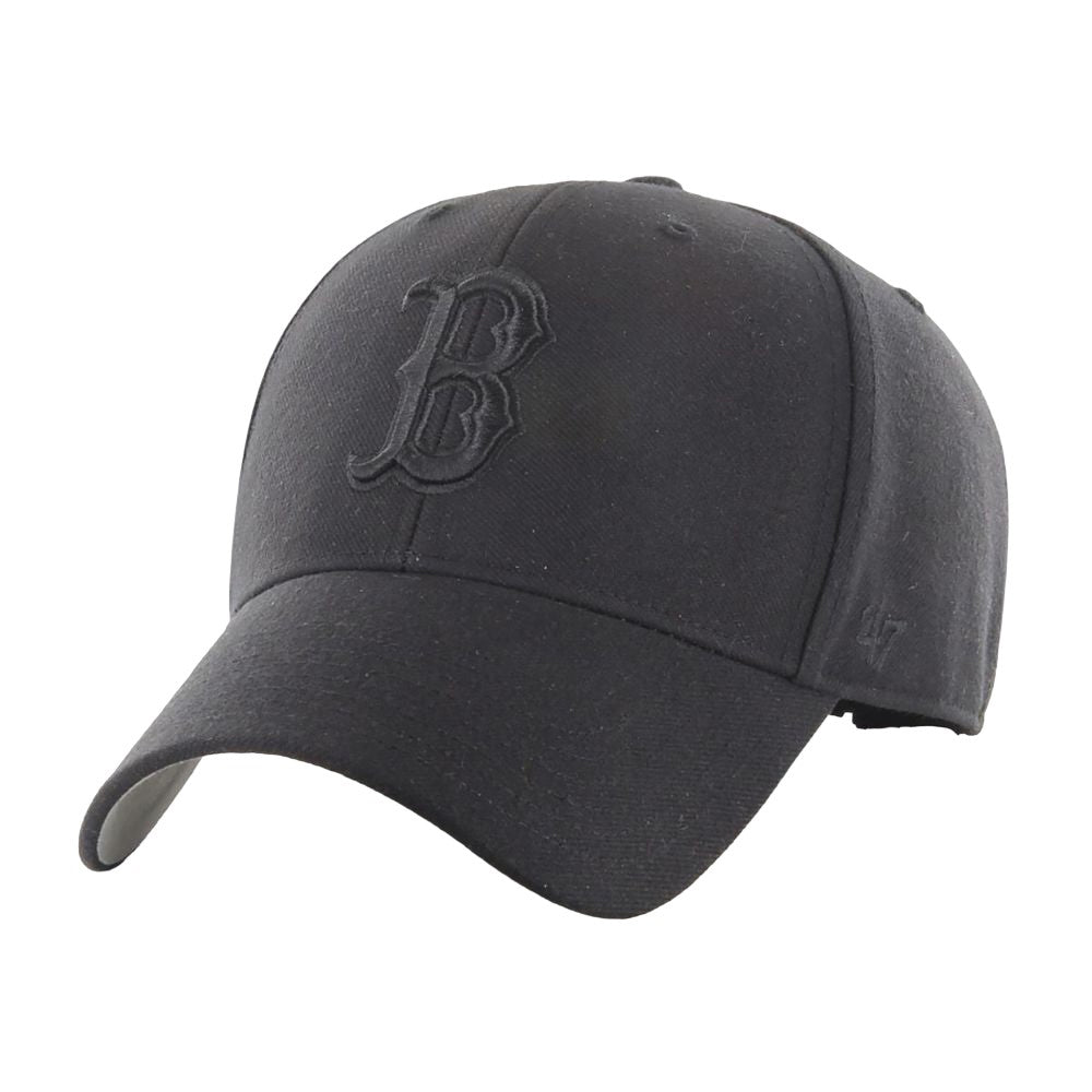 Black - Front - Boston Red Sox MVP 47 Baseball Cap