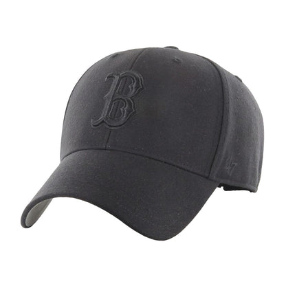 Black - Front - Boston Red Sox MVP 47 Baseball Cap