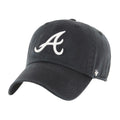 Black - Front - Atlanta Braves Clean Up 47 Baseball Cap