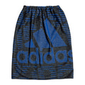 Black-Royal Blue - Front - Adidas Wrap Beach Towel