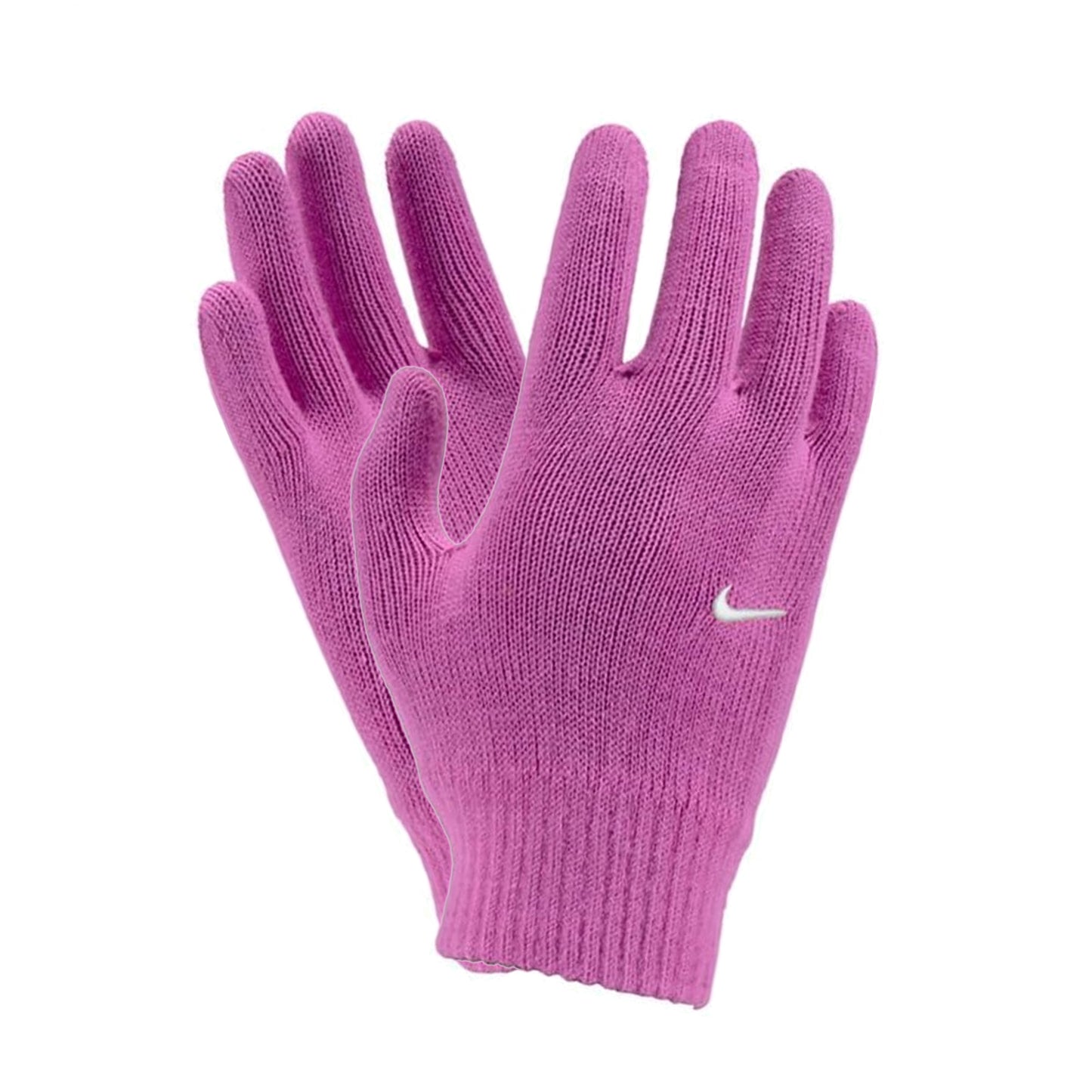 Pink-White - Back - Nike Unisex Adult TG 2 Playful Knitted Swoosh Gloves