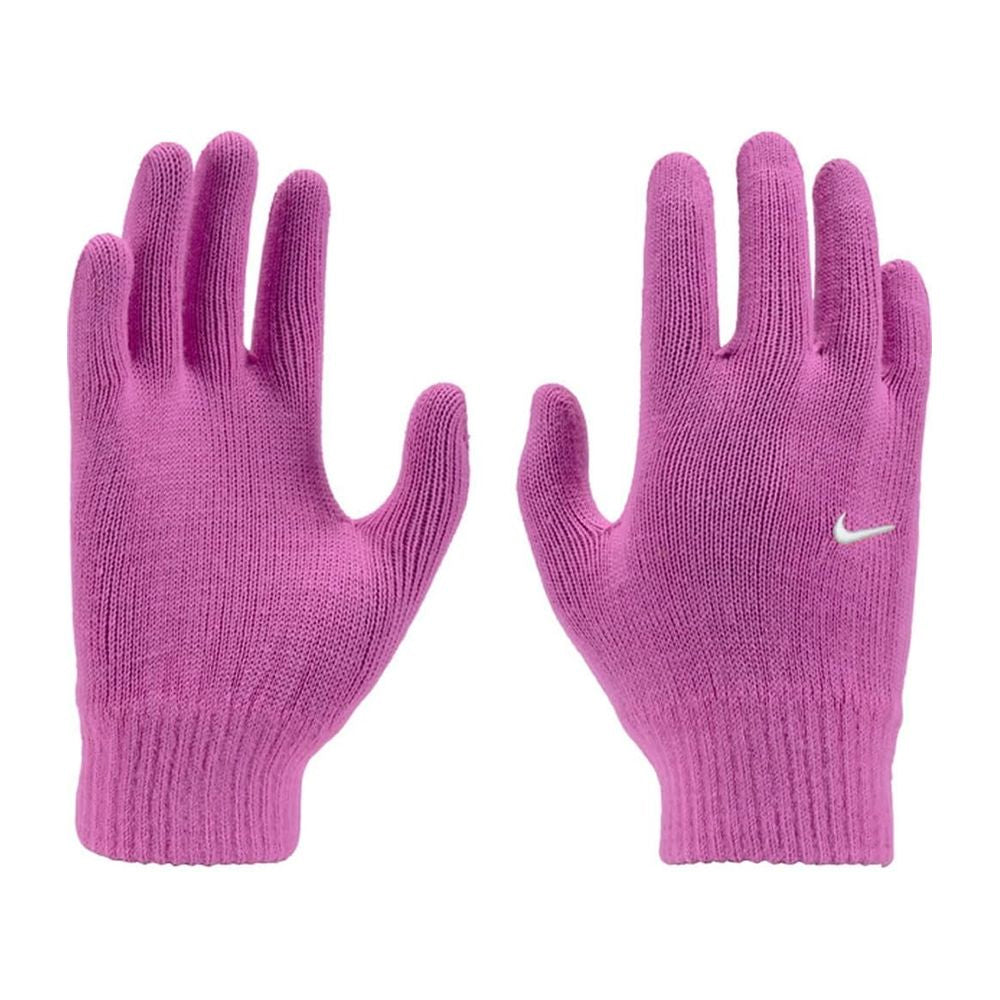 Pink-White - Side - Nike Unisex Adult TG 2 Playful Knitted Swoosh Gloves