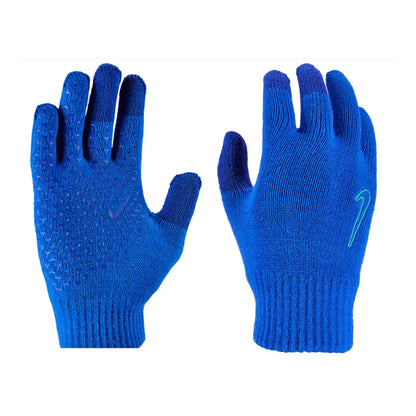 Game Royal-Turquoise - Back - Nike Unisex Adult 2.0 Knitted Swoosh Grip Gloves