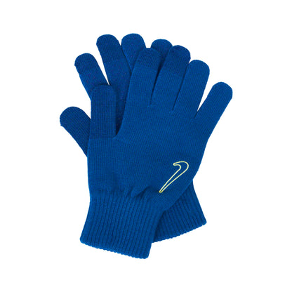 Game Royal-Turquoise - Side - Nike Unisex Adult 2.0 Knitted Swoosh Grip Gloves