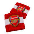 Red-White - Back - Arsenal FC Crest Cotton Wristband (Pack Of 2)