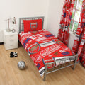 Red-White-Gold-Blue - Front - Arsenal FC Patch Duvet Cover Set