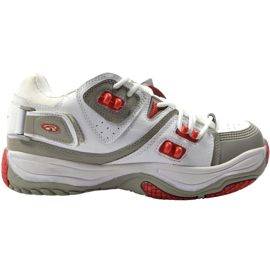 White-Red-Grey - Front - Rurik Unisex Adult Contrast Detail Skate Shoes