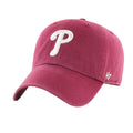 Red-White - Front - Philadelphia Phillies Clean Up 47 Baseball Cap