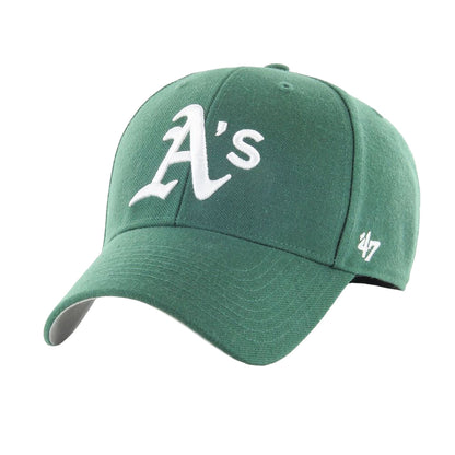 Green-Yellow - Front - Oakland Athletics MVP 47 Contrast Panel Baseball Cap