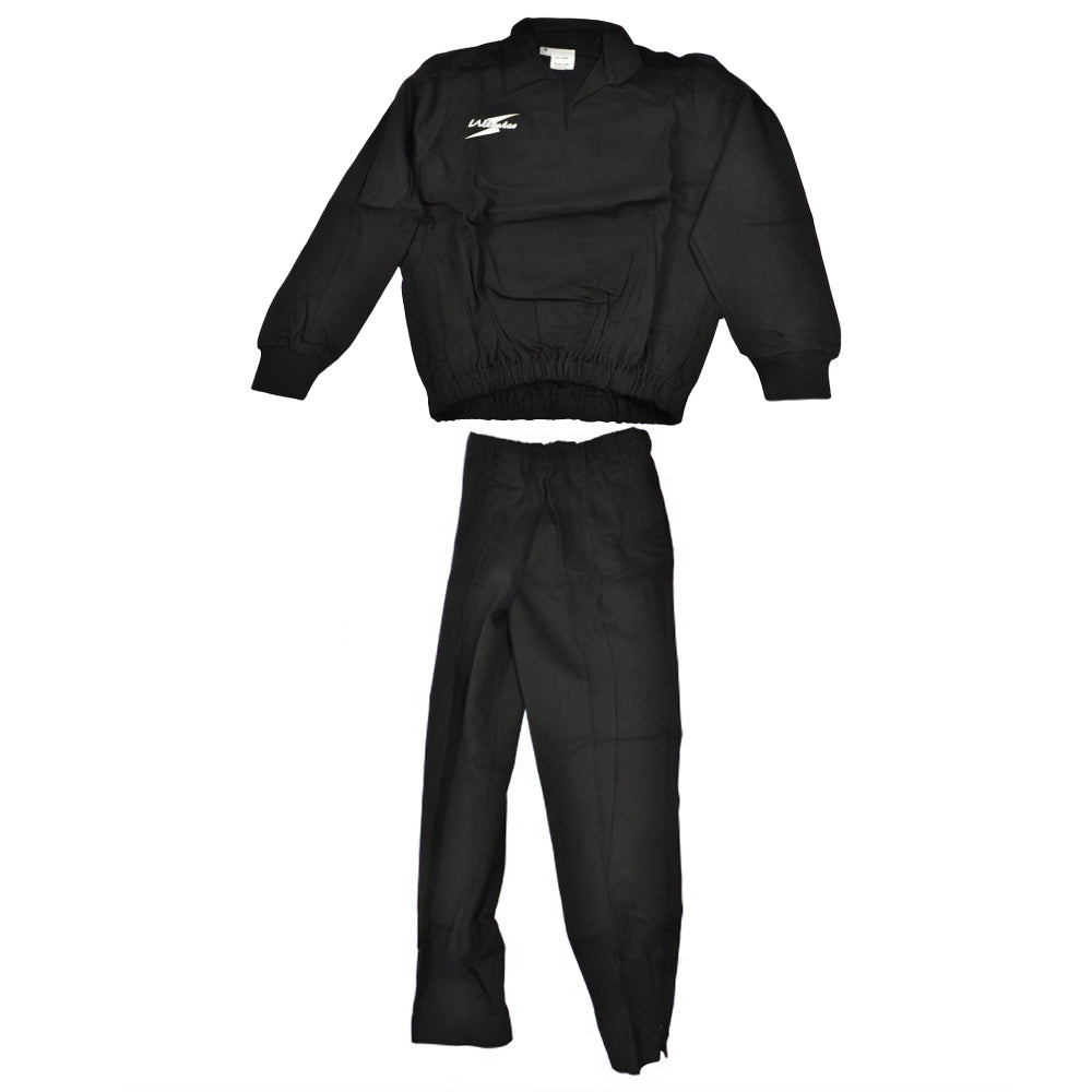 Black - Front - Ultratec Clothing Unisex Adult Logo Tracksuit