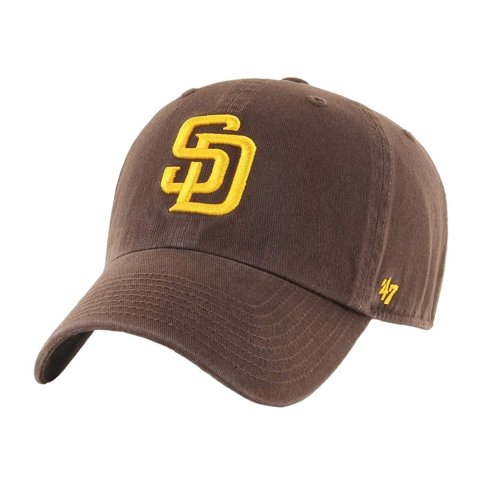 Brown - Front - San Diego Padres MVP 47 Logo Baseball Cap
