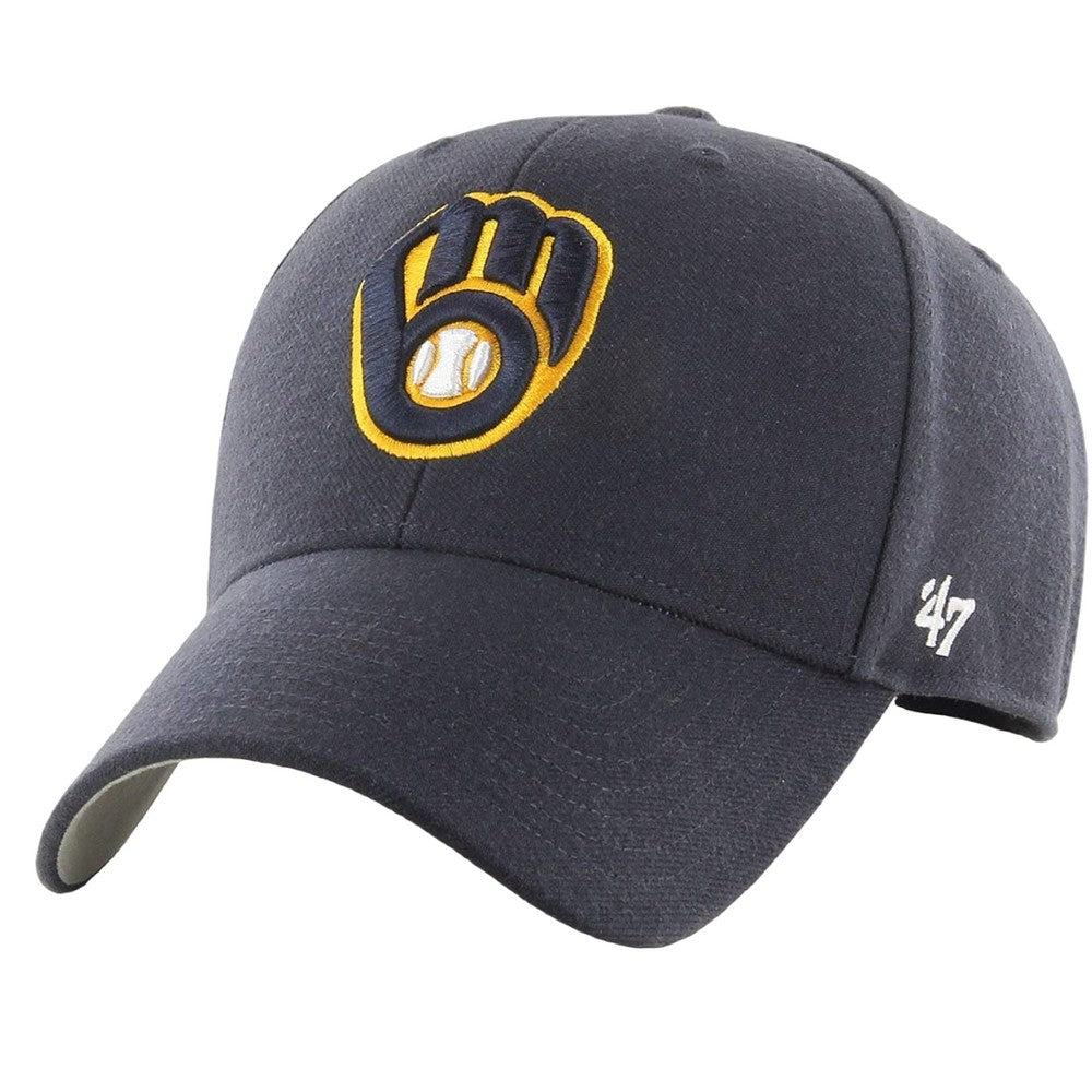Navy - Front - Milwaukee Brewers MVP 47 Baseball Cap
