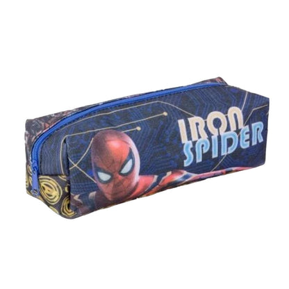 Blue-Multicoloured - Front - Spider-Man Iron Spider Pencil Case