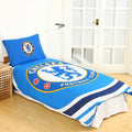 Sky Blue - Front - Chelsea FC Pulse Duvet Cover Set