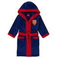 Blue-Red - Front - Arsenal FC Childrens-Kids Robe