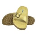 Gold - Lifestyle - Sanosan Womens-Ladies Malaga Nacre Sandals