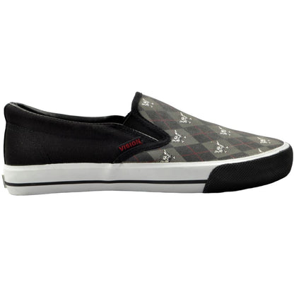 Brown-Black-White - Front - Vision Street Wear Unisex Adult Diamond Trainers