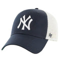 Navy - Front - New York Yankees Branson Trucker Cap