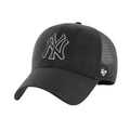 Black - Front - New York Yankees Branson 47 Snapback Cap