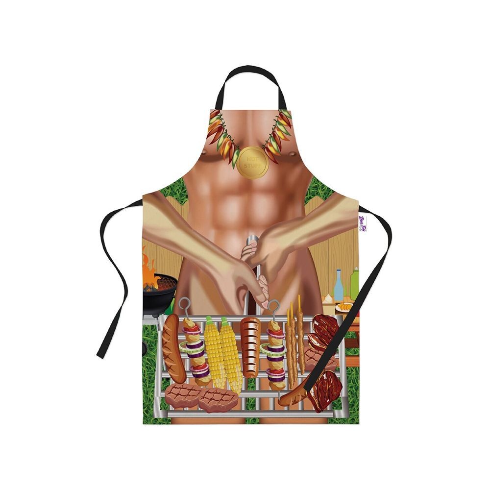 Multicoloured - Front - Dressed To Grill Hot Stuff BBQ Apron