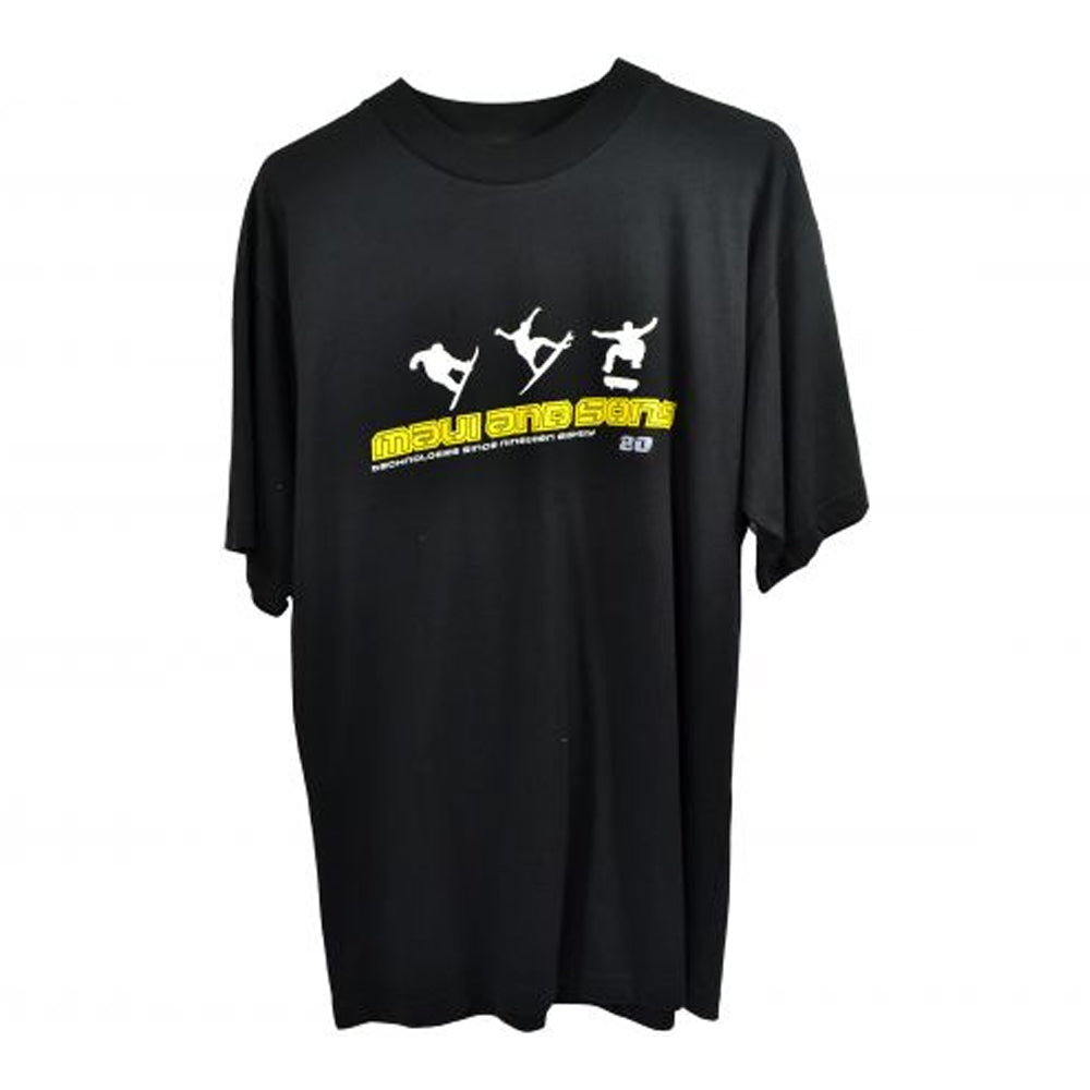 Black - Front - Maui And Sons Mens Since 1980 T-Shirt